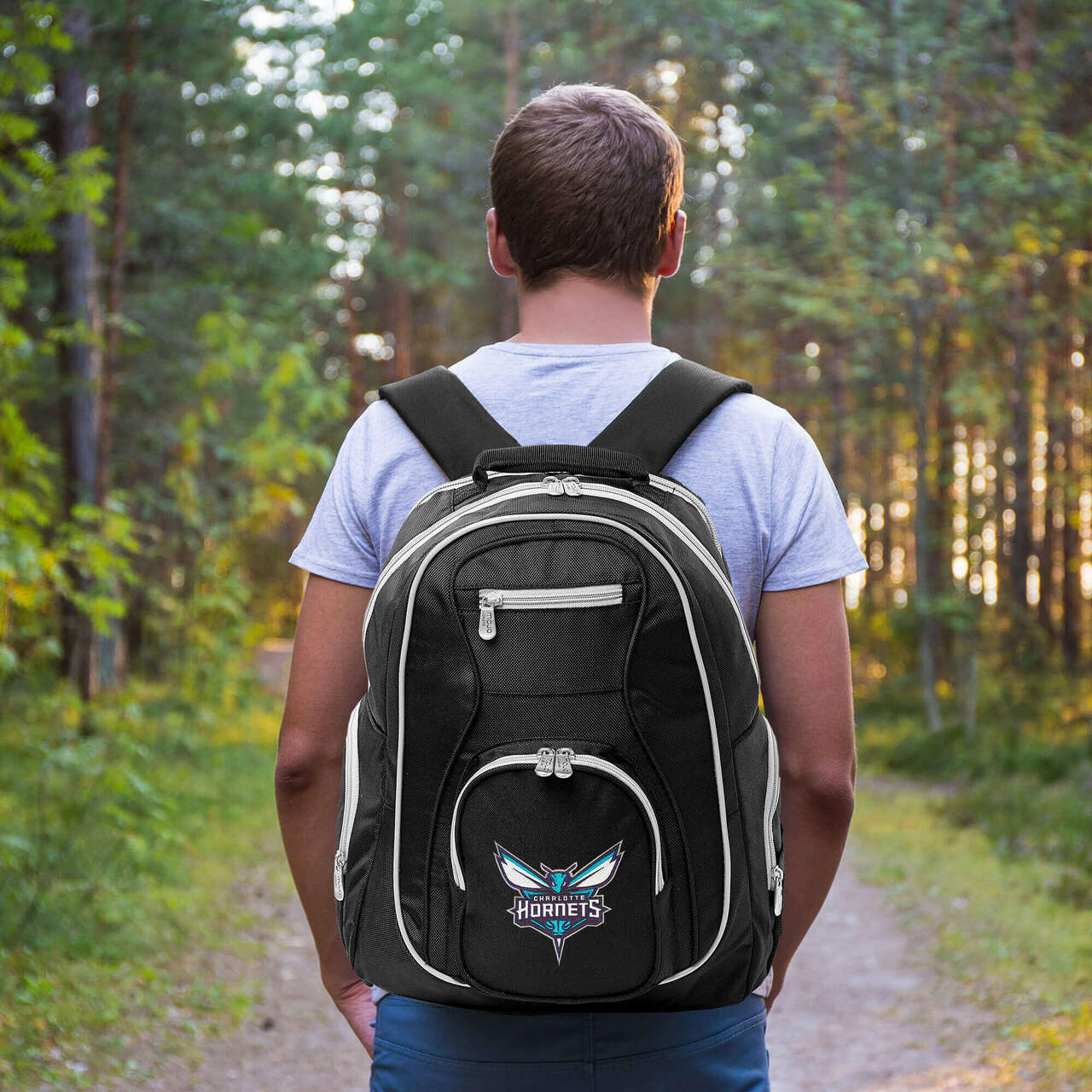 Hornets Backpack | Charlotte Hornets Laptop Backpack