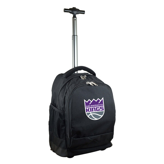 Sacramento Kings Premium Wheeled Backpack in Black