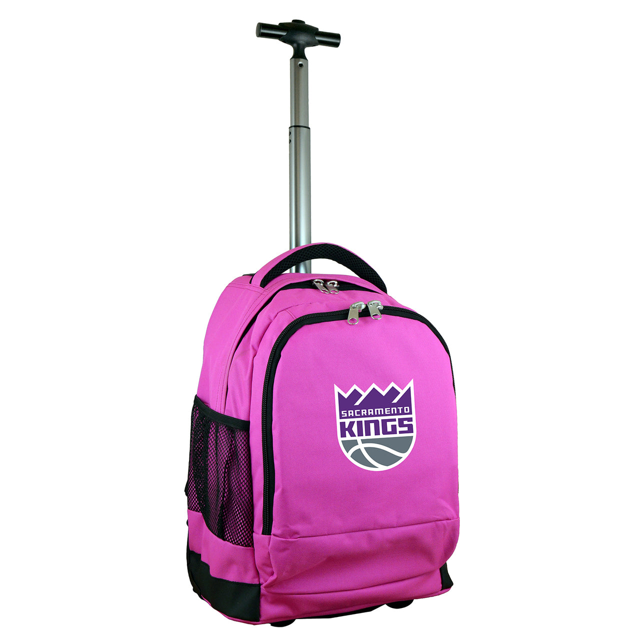 Sacramento Kings Premium Wheeled Backpack in Pink