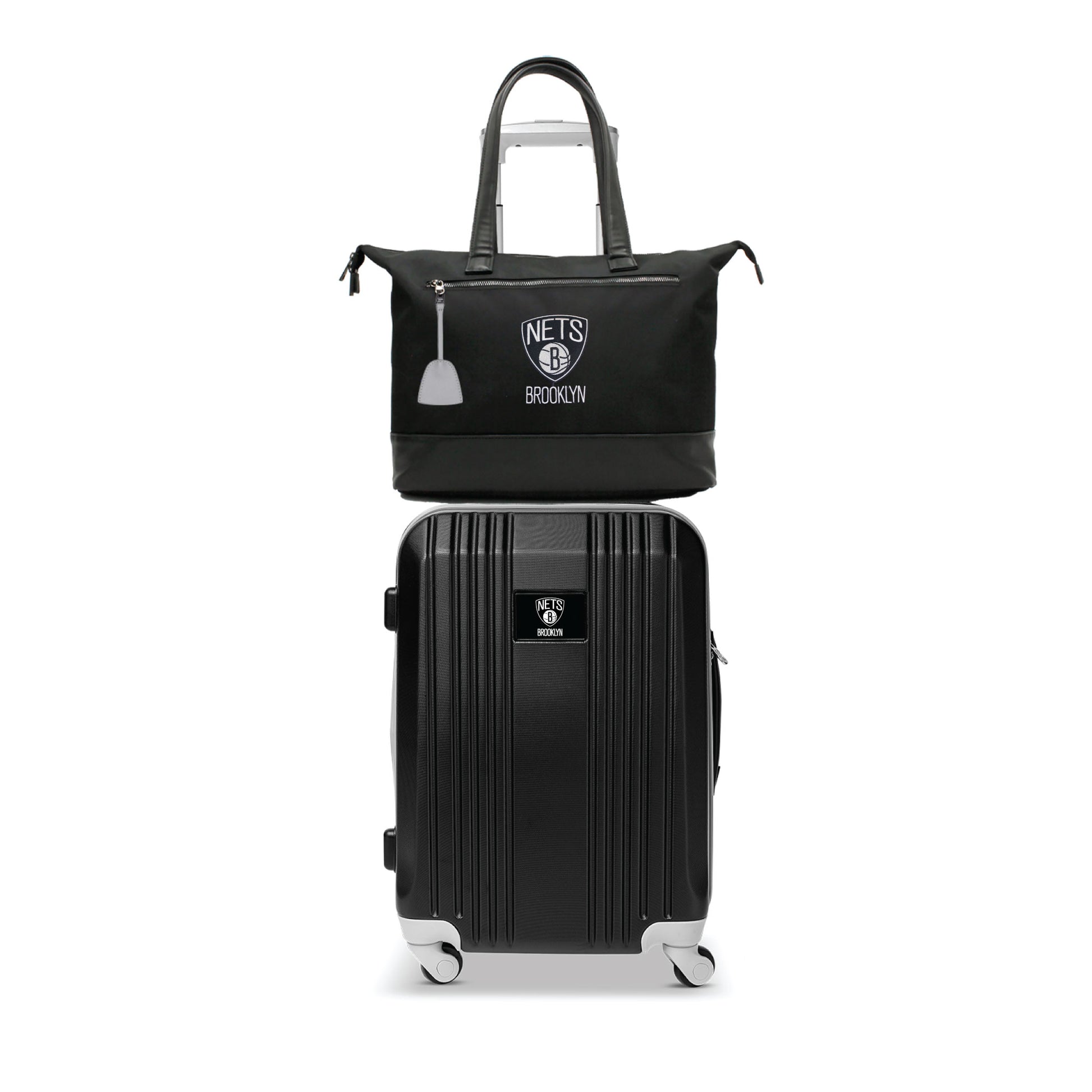 Brooklyn Nets Premium Laptop Tote Bag and Luggage Set