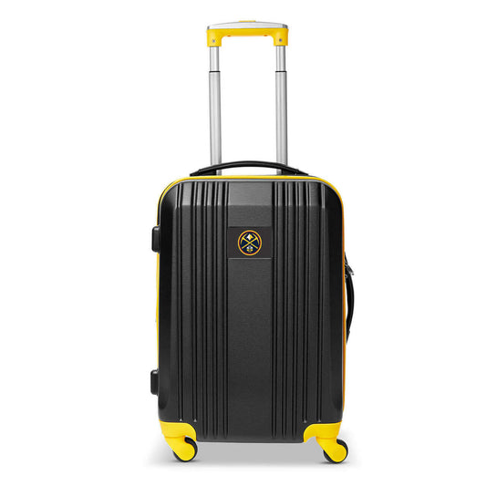 Nuggets Carry On Spinner Luggage | Denver Nuggets Hardcase Two-Tone Luggage Carry-on Spinner in Yellow
