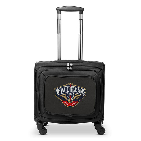 New Orleans Pelicans 14" Black Wheeled Laptop Overnighter