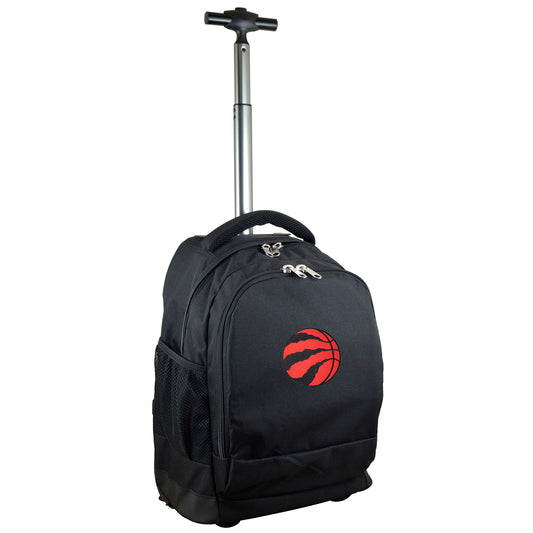 Toronto Raptors Premium Wheeled Backpack in Black