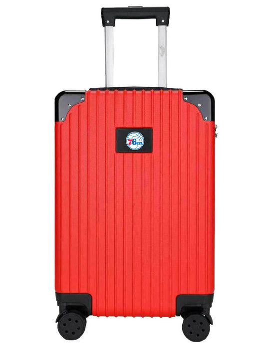 Philadelphia 76ers Premium 2-Toned 21" Carry-On Hardcase in RED