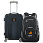 Phoenix Suns 2 Piece Premium Colored Trim Backpack and Luggage Set