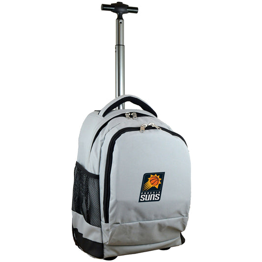 Phoenix Suns Premium Wheeled Backpack in Grey