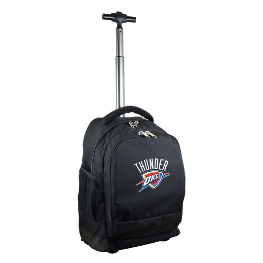 Oklahoma City Thunder Premium Wheeled Backpack in Black