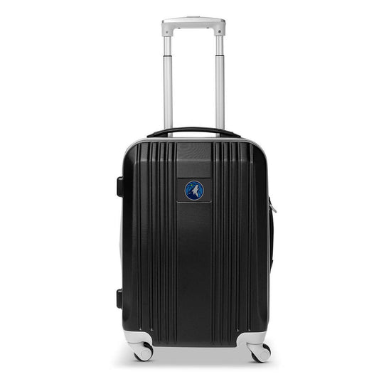 Timberwolves Carry On Spinner Luggage | Minnesota Timberwolves Hardcase Two-Tone Luggage Carry-on Spinner in Gray