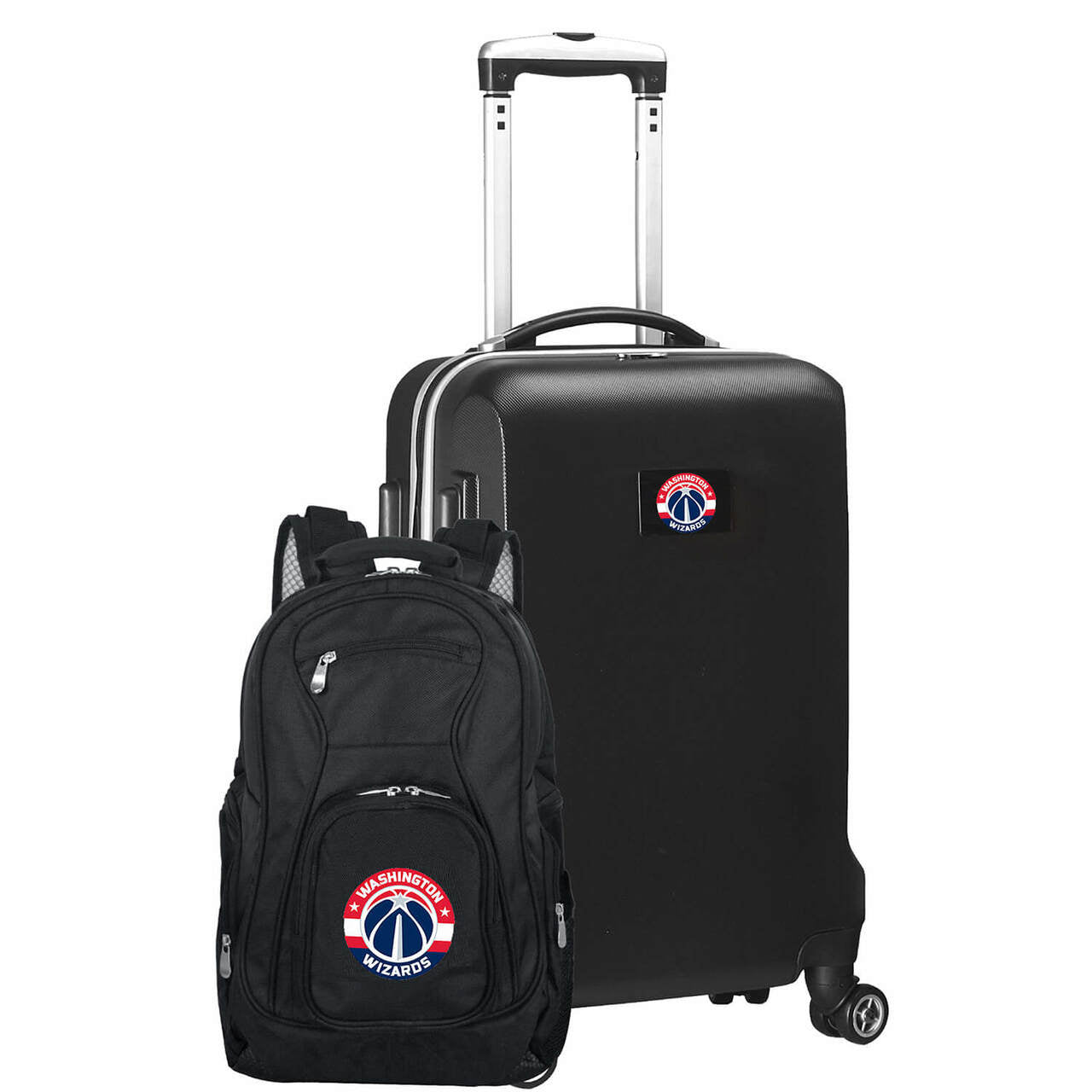 Washington Wizards Deluxe 2-Piece Backpack and Carry on Set in Black