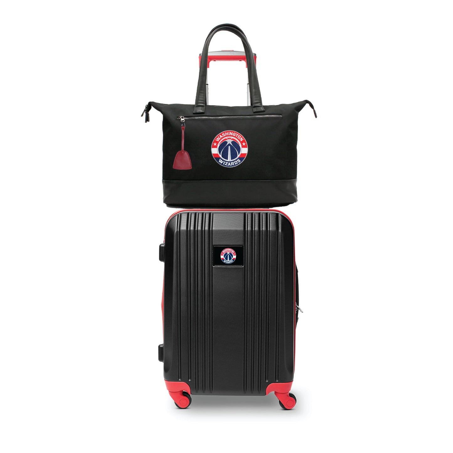 Washington Wizards Premium Laptop Tote Bag and Luggage Set