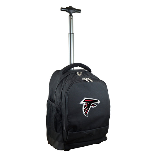 Atlanta Falcons Premium Wheeled Backpack in Black