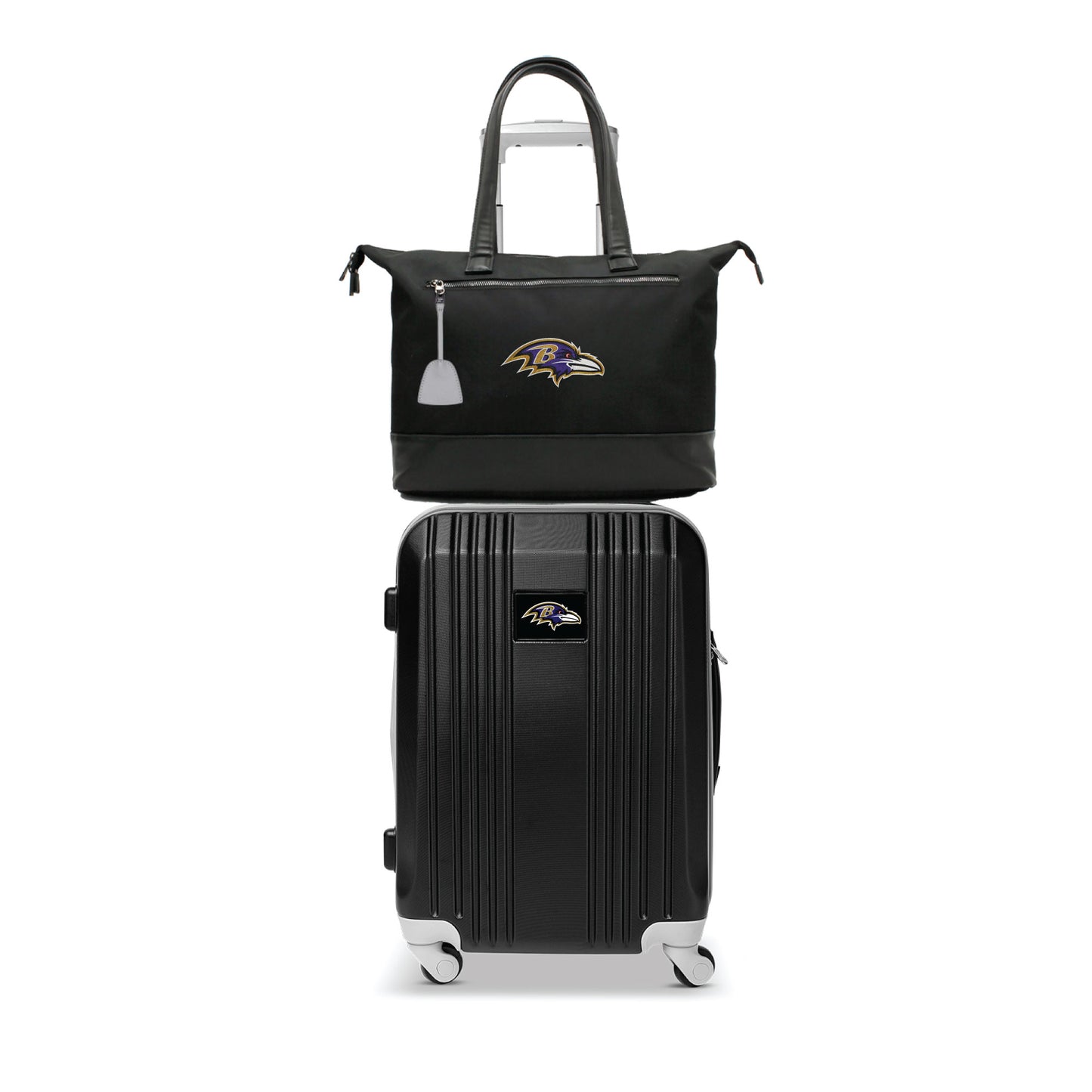 Baltimore Ravens Premium Laptop Tote Bag and Luggage Set