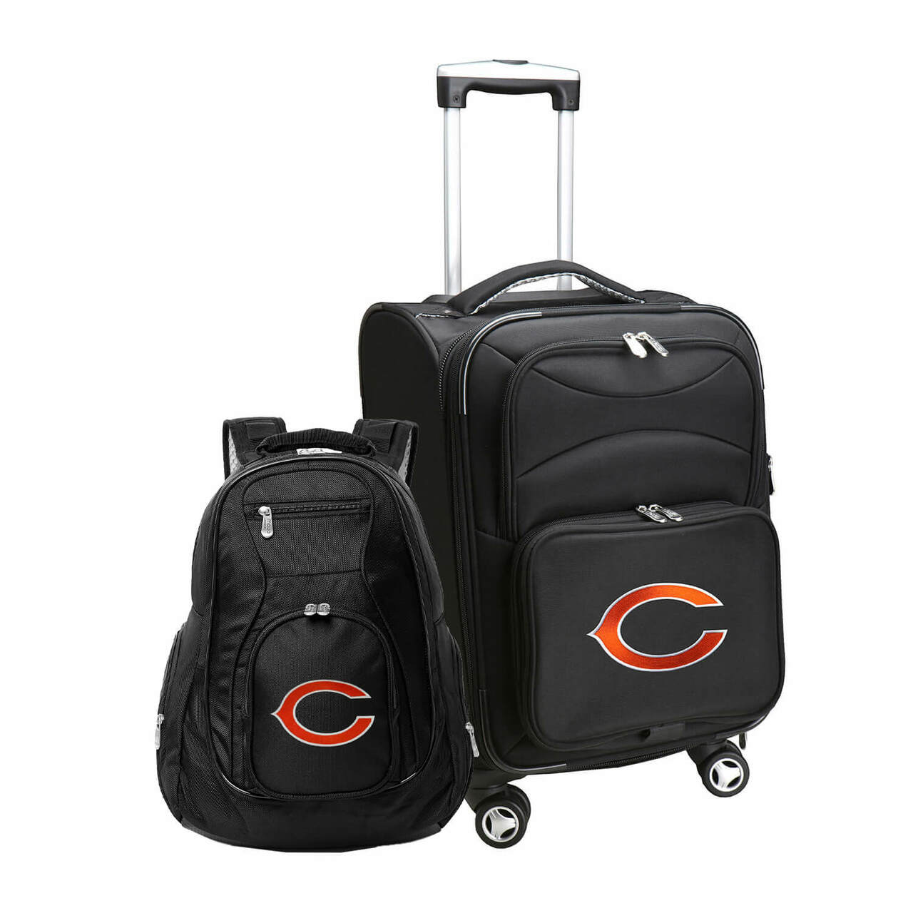 Chicago Bears Spinner Carry-On Luggage and Backpack Set