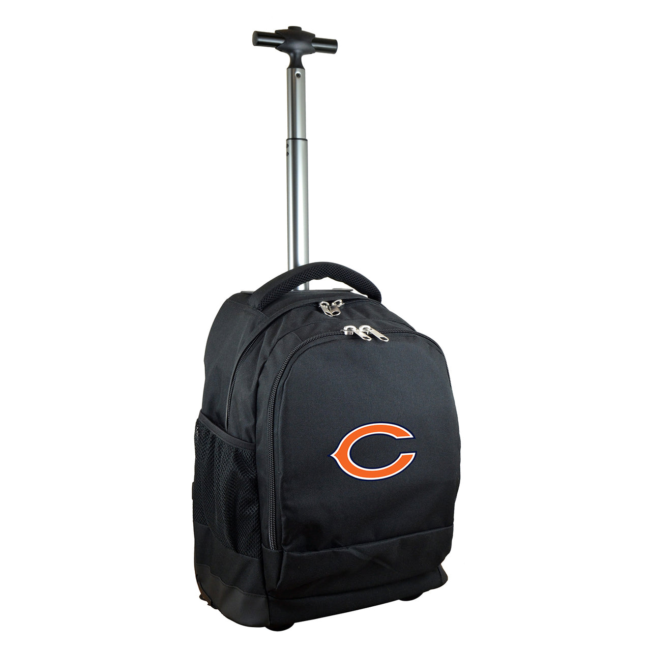 Chicago Bears Premium Wheeled Backpack in Black