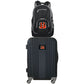 Cincinnati Bengals 2 Piece Premium Colored Trim Backpack and Luggage Set