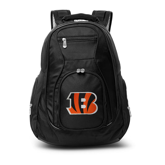 Bengals Backpack | Cincinnati Bengals Laptop Backpack- Black