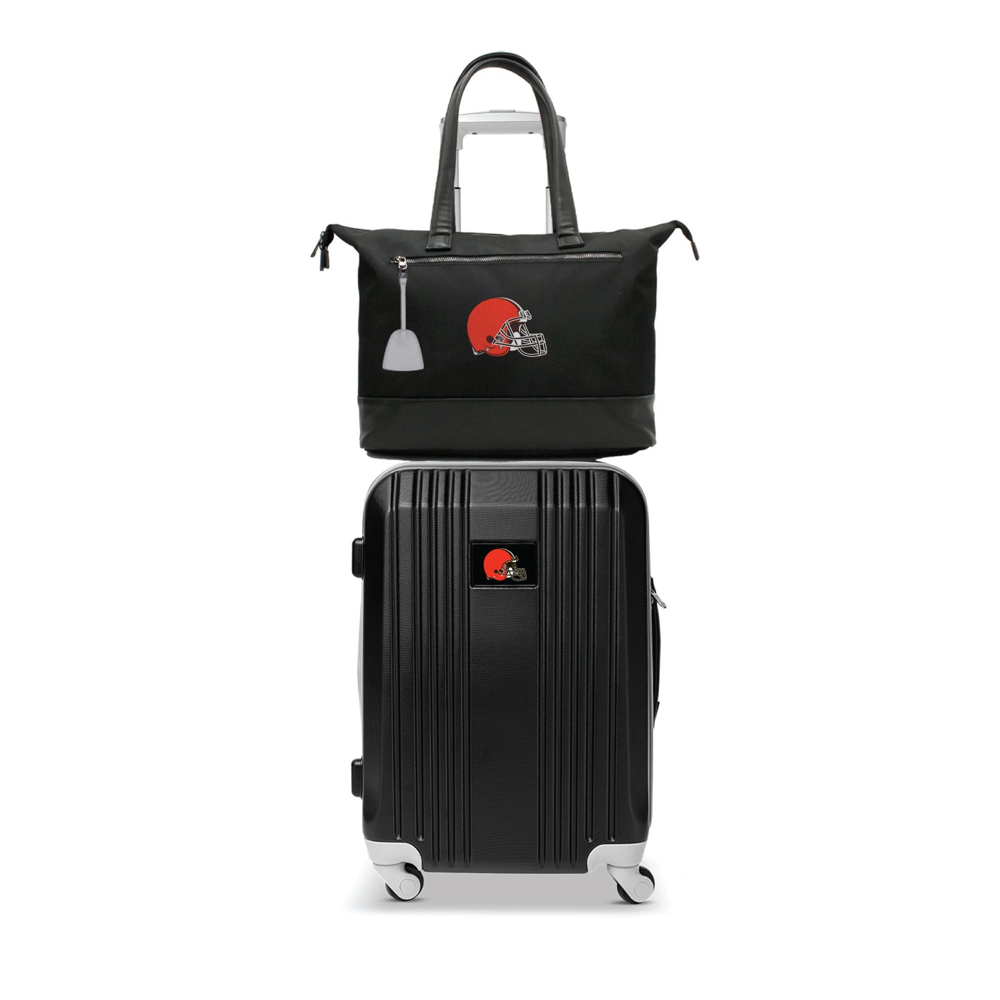 Cleveland Browns Premium Laptop Tote Bag and Luggage Set