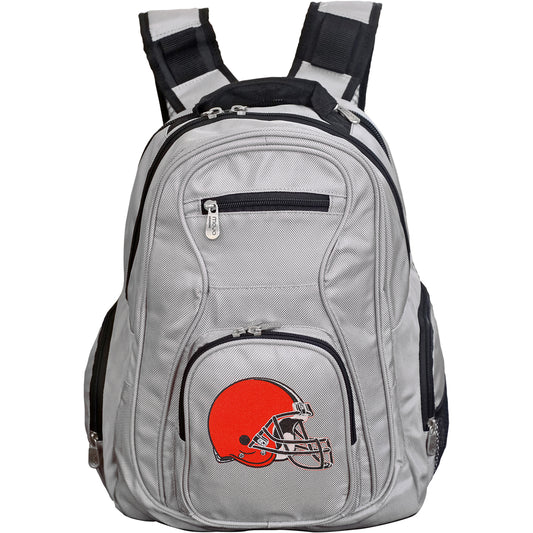 Browns Backpack | Cleveland Browns Laptop Backpack- Gray