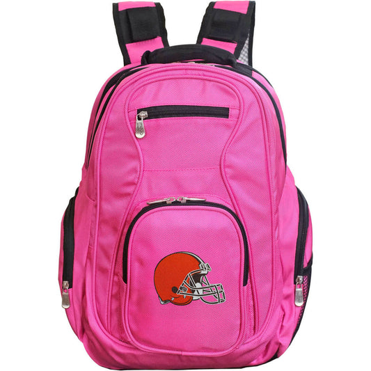 Browns Backpack | Cleveland Browns Laptop Backpack- Pink