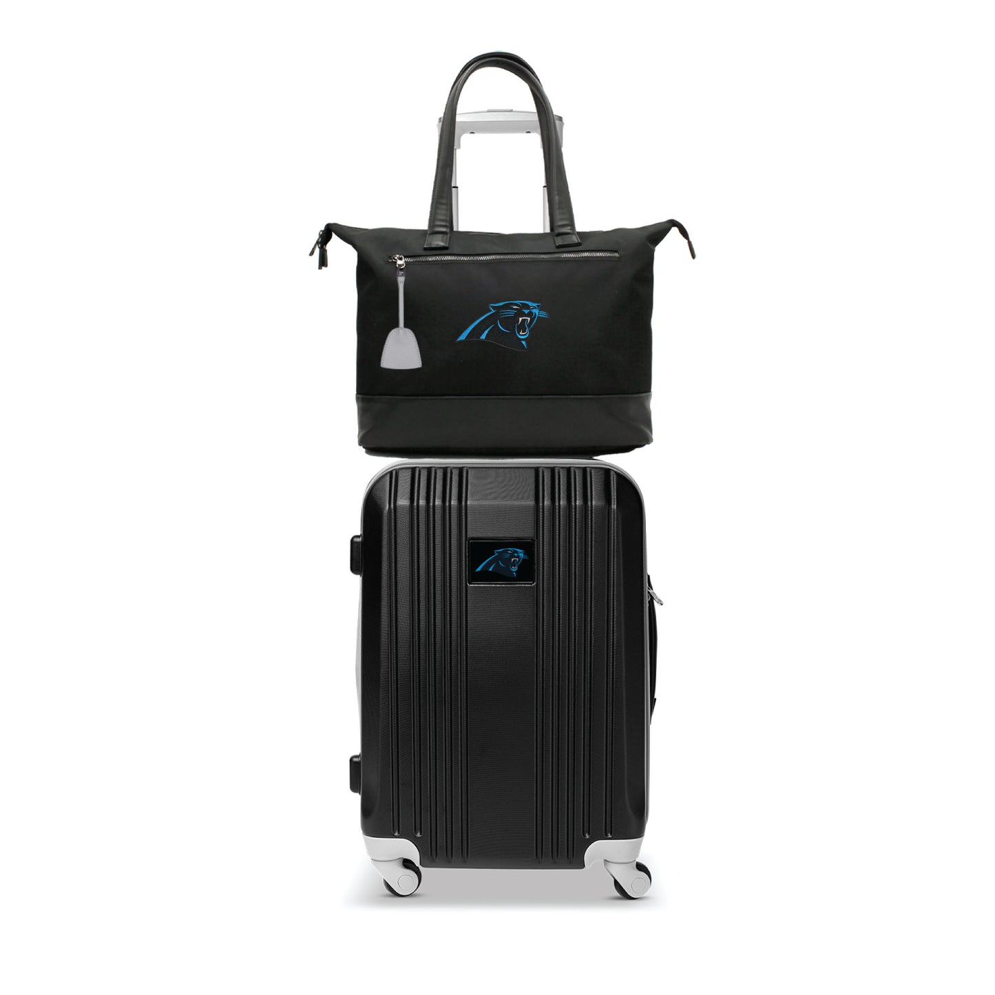 Carolina Panthers Premium Laptop Tote Bag and Luggage Set