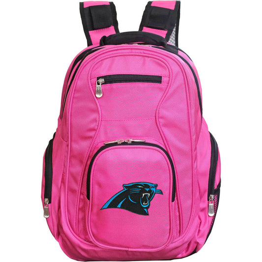 Panthers Backpack | Carolina Panthers Laptop Backpack- Pink
