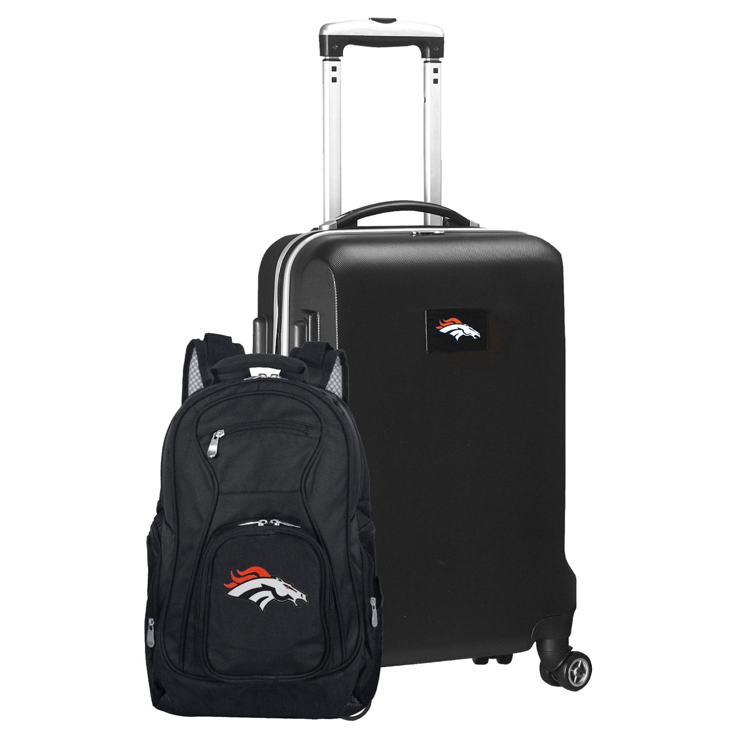 Denver Broncos Deluxe 2-Piece Backpack and Carry on Set