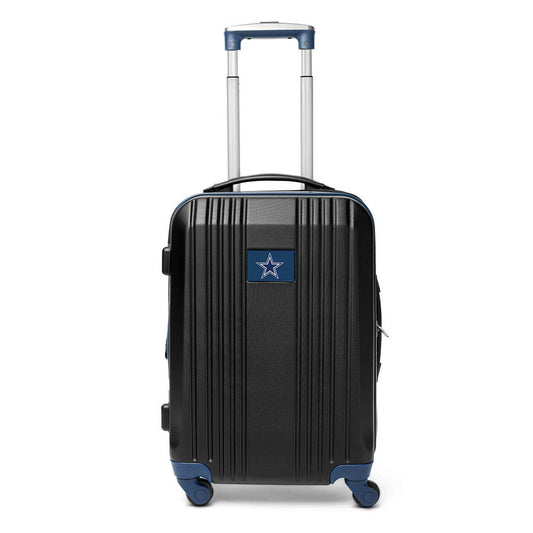 Cowboys Carry On Spinner Luggage | Dallas Cowboys Hardcase Two-Tone Luggage Carry-on Spinner in Navy