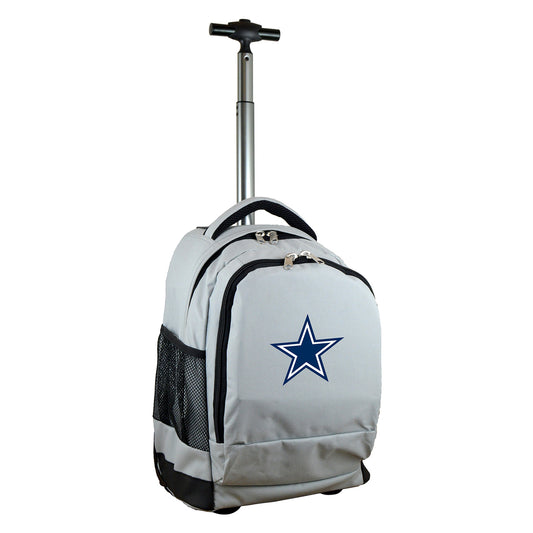 Dallas Cowboys Premium Wheeled Backpack in Grey