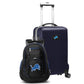 Detroit Lions Deluxe 2-Piece Backpack and Carry on Set