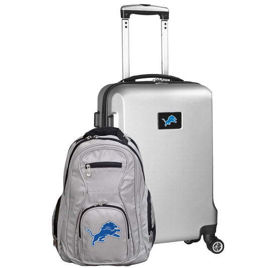 Detroit Lions Deluxe 2-Piece Backpack and Carry on Set