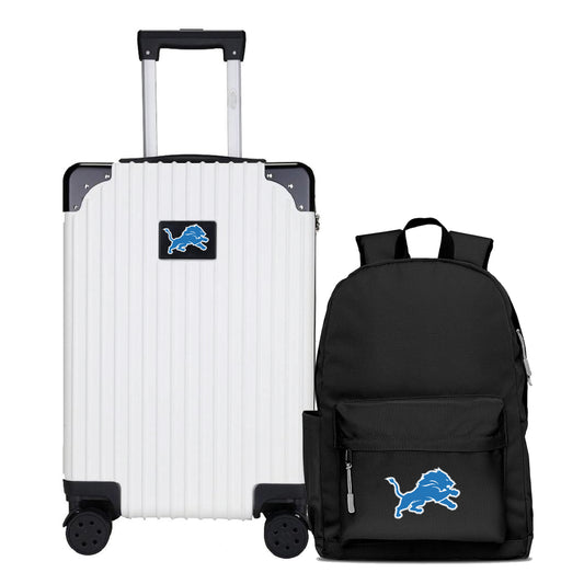 Detroit Lions Carry-On Hardcase Spinner Luggage and Backpack Set