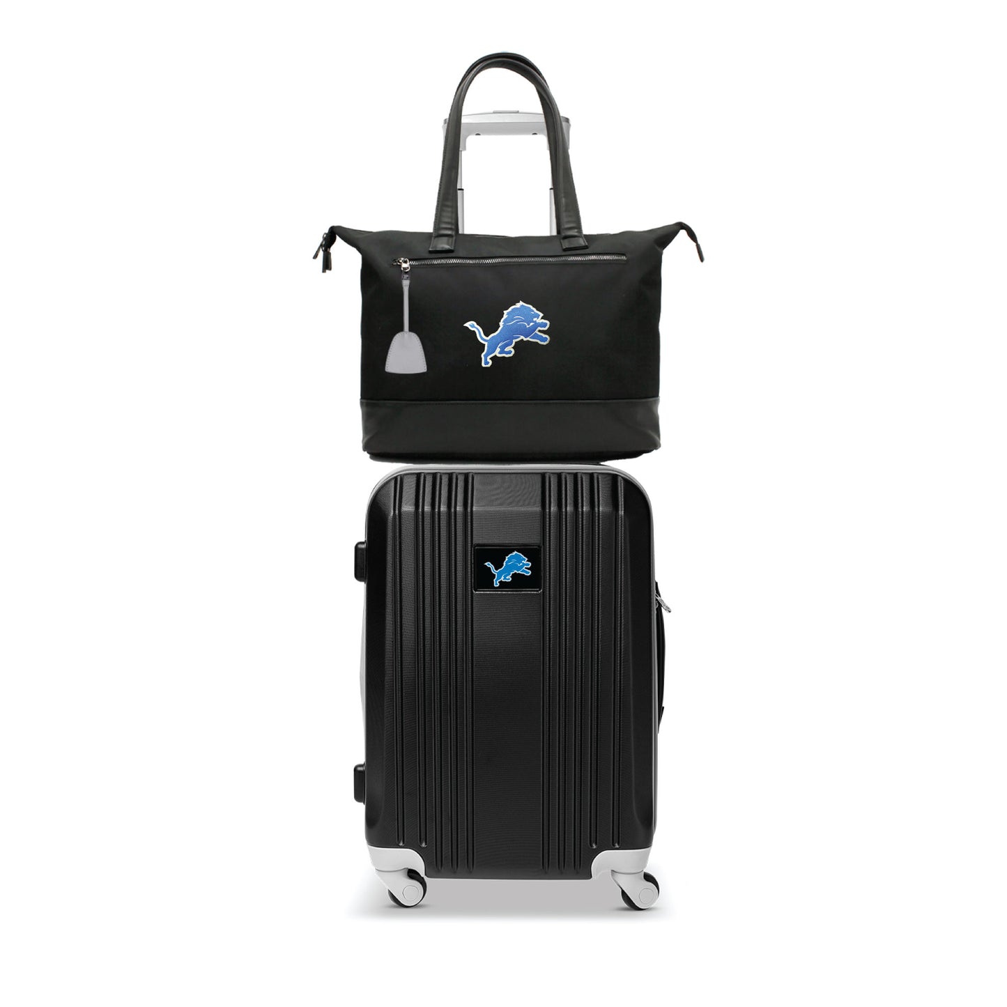 Detroit Lions Premium Laptop Tote Bag and Luggage Set