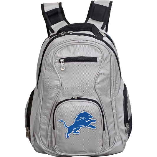 Lions | Detroit Lions Backpack Laptop Backpack- Gray