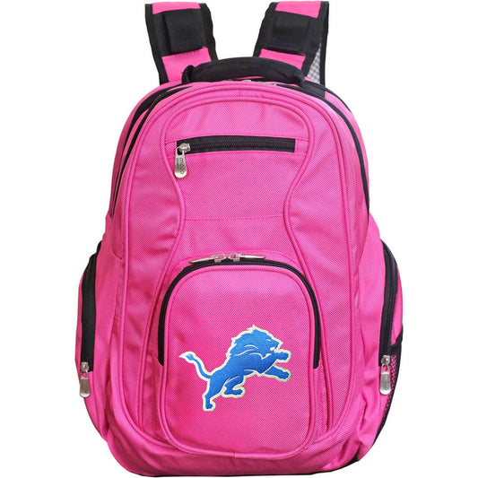 Lions Backpack | Detroit Lions Laptop Backpack- Pink