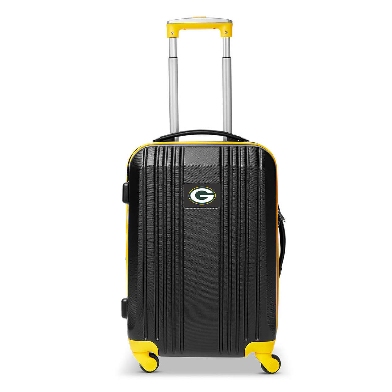 Packers Carry On Spinner Luggage | Green Bay Packers Hardcase Two-Tone Luggage Carry-on Spinner in Yellow