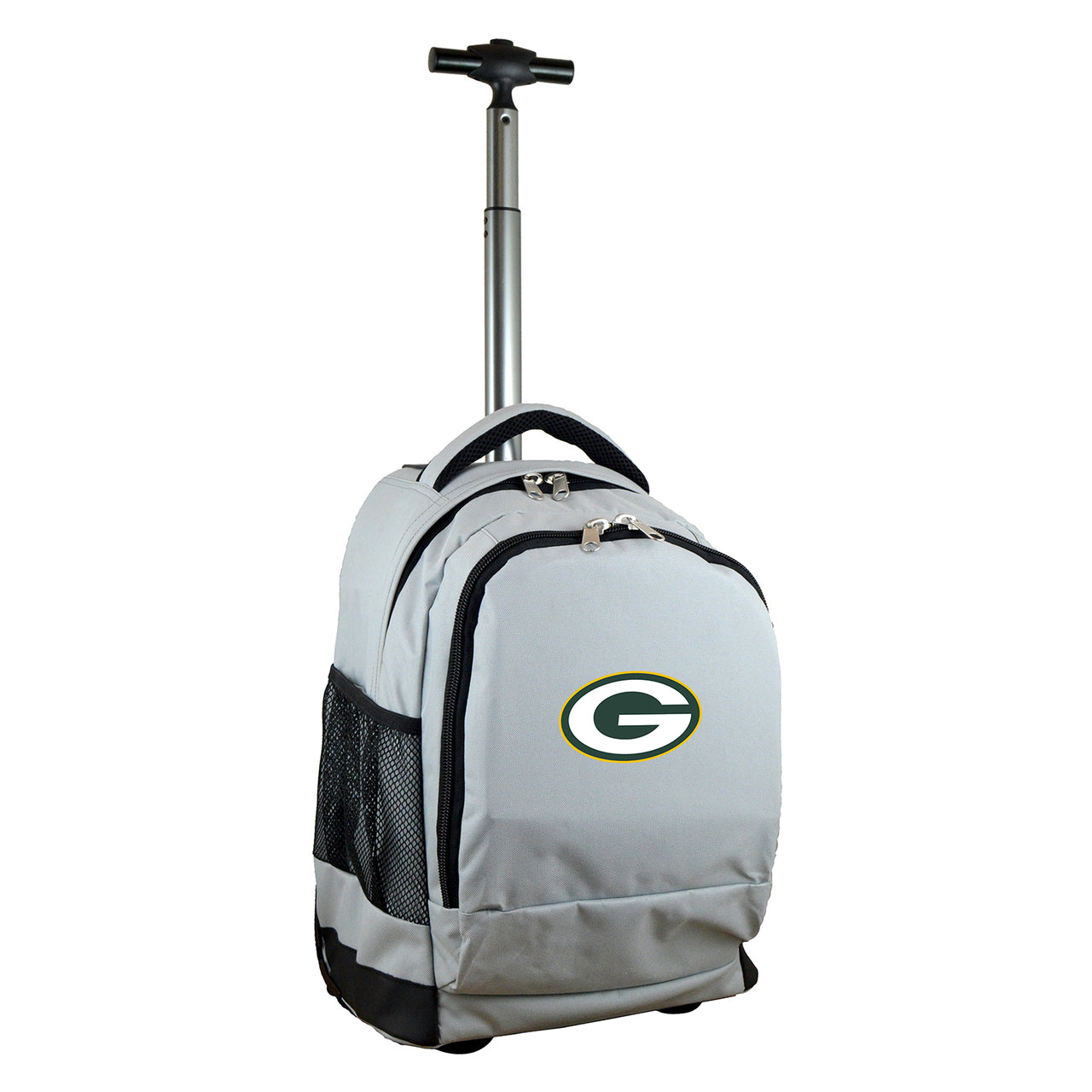 Green Bay Packers Premium Wheeled Backpack in Grey