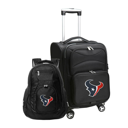 Houston Texans Spinner Carry-On Luggage and Backpack Set