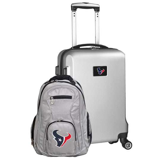 Houston Texans Deluxe 2-Piece Backpack and Carry on Set