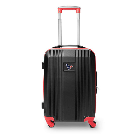 Texans Carry On Spinner Luggage | Houston Texans Hardcase Two-Tone Luggage Carry-on Spinner in Red