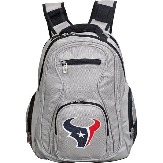 Texans Backpack | Houston Texans Laptop Backpack- Gray