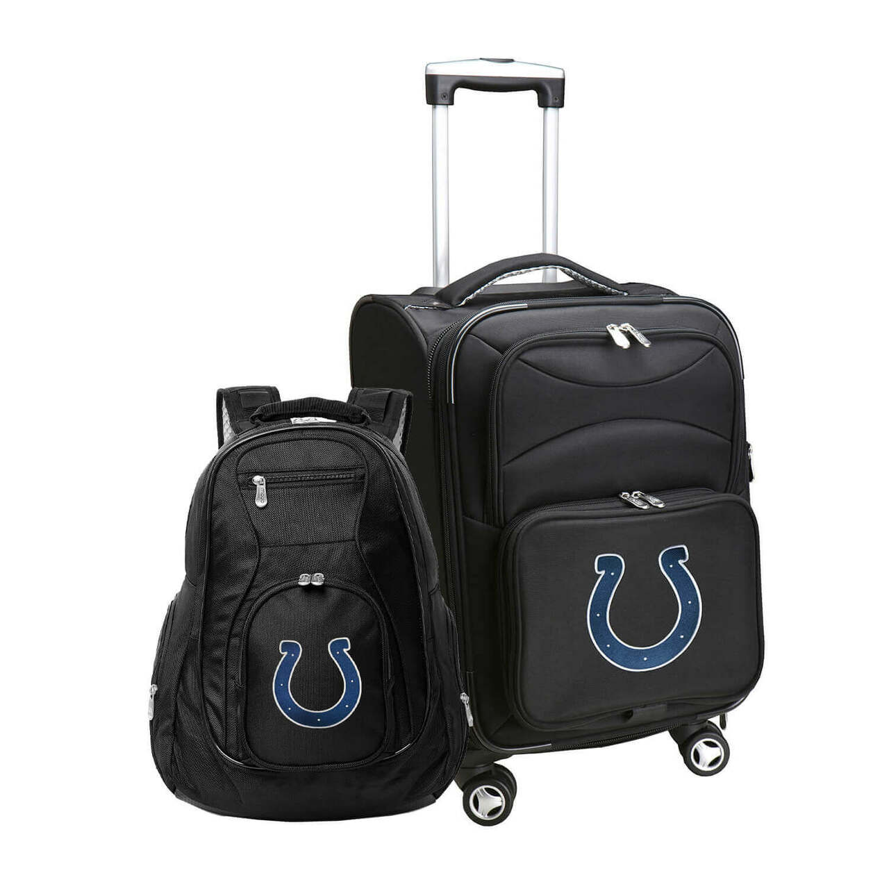Indianapolis Colts Spinner Carry-On Luggage and Backpack Set