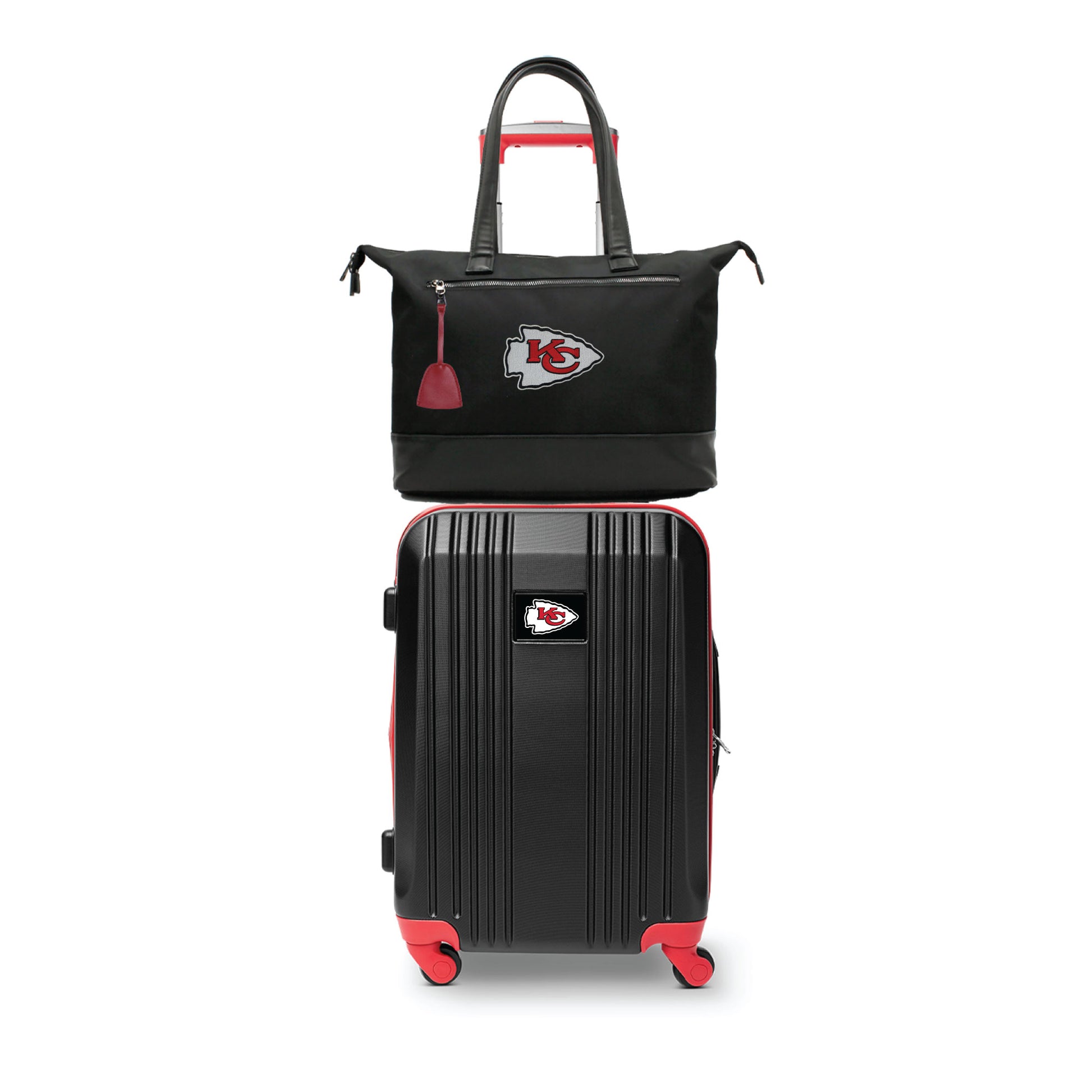Kansas City Chiefs Premium Laptop Tote Bag and Luggage Set