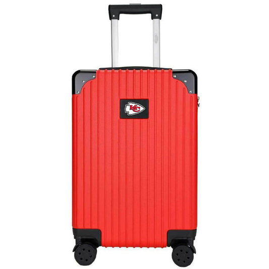 Kansas City Chiefs Premium 2-Toned 21" Carry-On Hardcase in RED