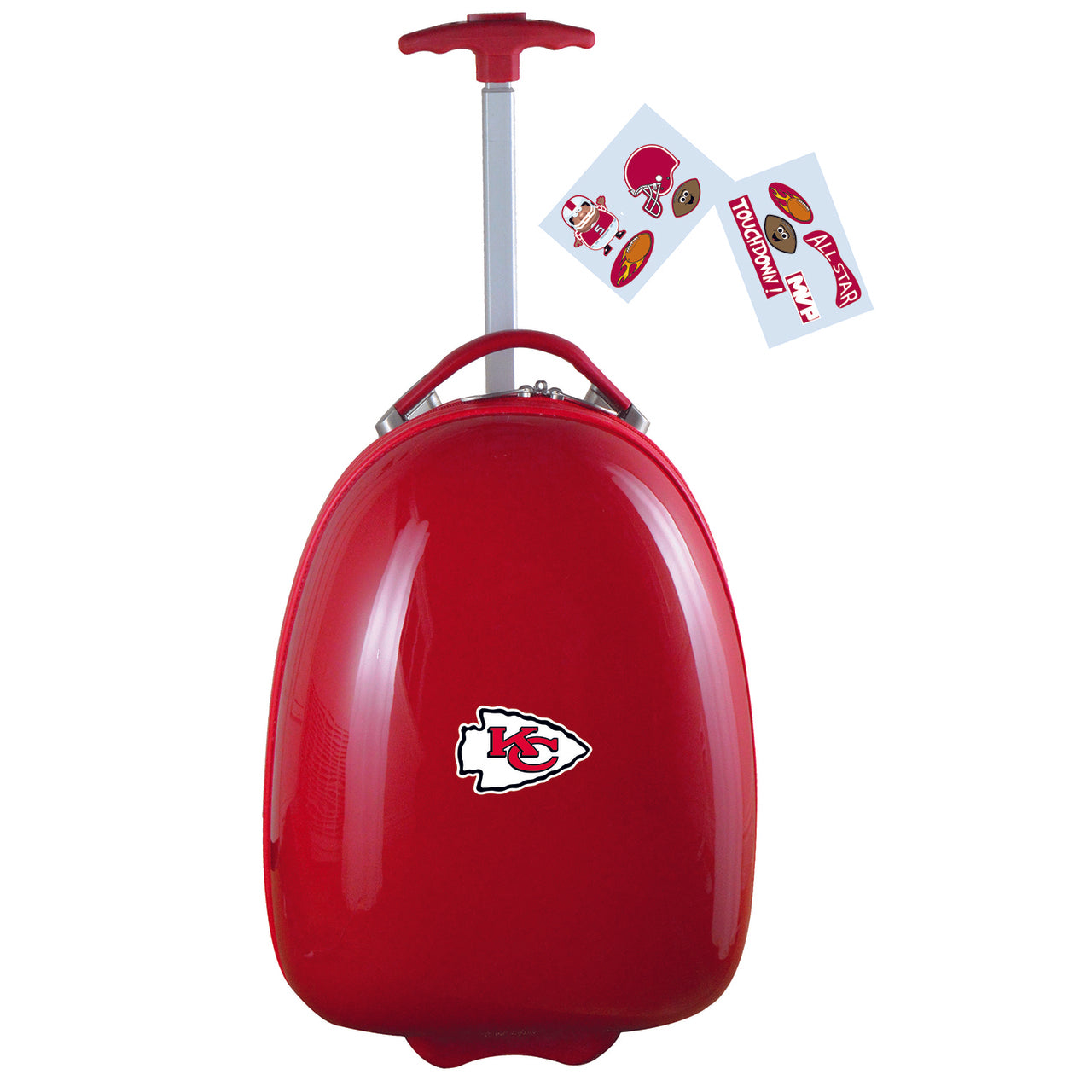 Kansas City Chiefs Kids Rolling Luggage Pod