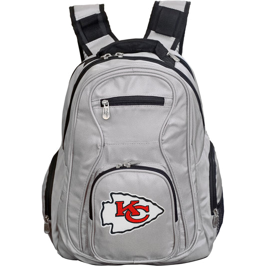 Chiefs Backpack | Kansas City Chiefs Laptop Backpack- Gray