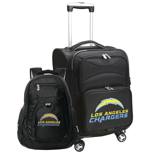 Los Angeles Chargers Spinner Carry-On Luggage and Backpack Set