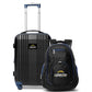 LA Chargers 2 Piece Premium Colored Trim Backpack and Luggage Set