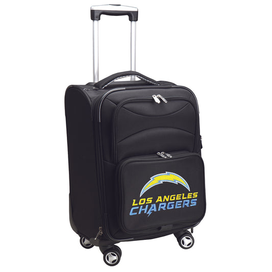 Los angeles Chargers 20" Softsided Luggage Carry-on Spinner in Black