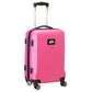 Los Angeles Rams 20" 8 wheel ABS Plastic Hardsided Carry-on in Pink