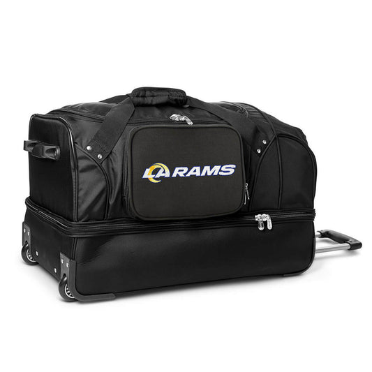 Los Angeles Rams 27" wheeled Drop Bottom Duffel